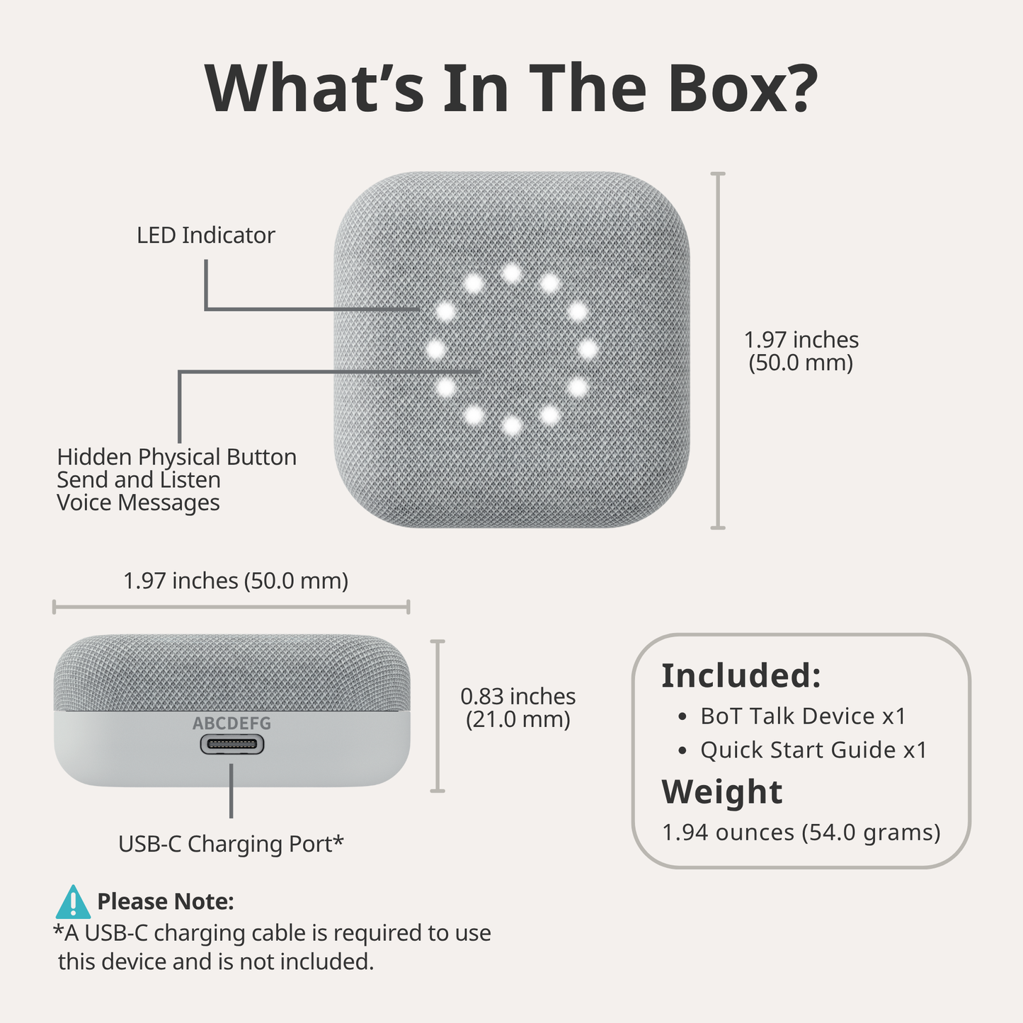 BoT Talk – Screen-Free Communication Device for Kids