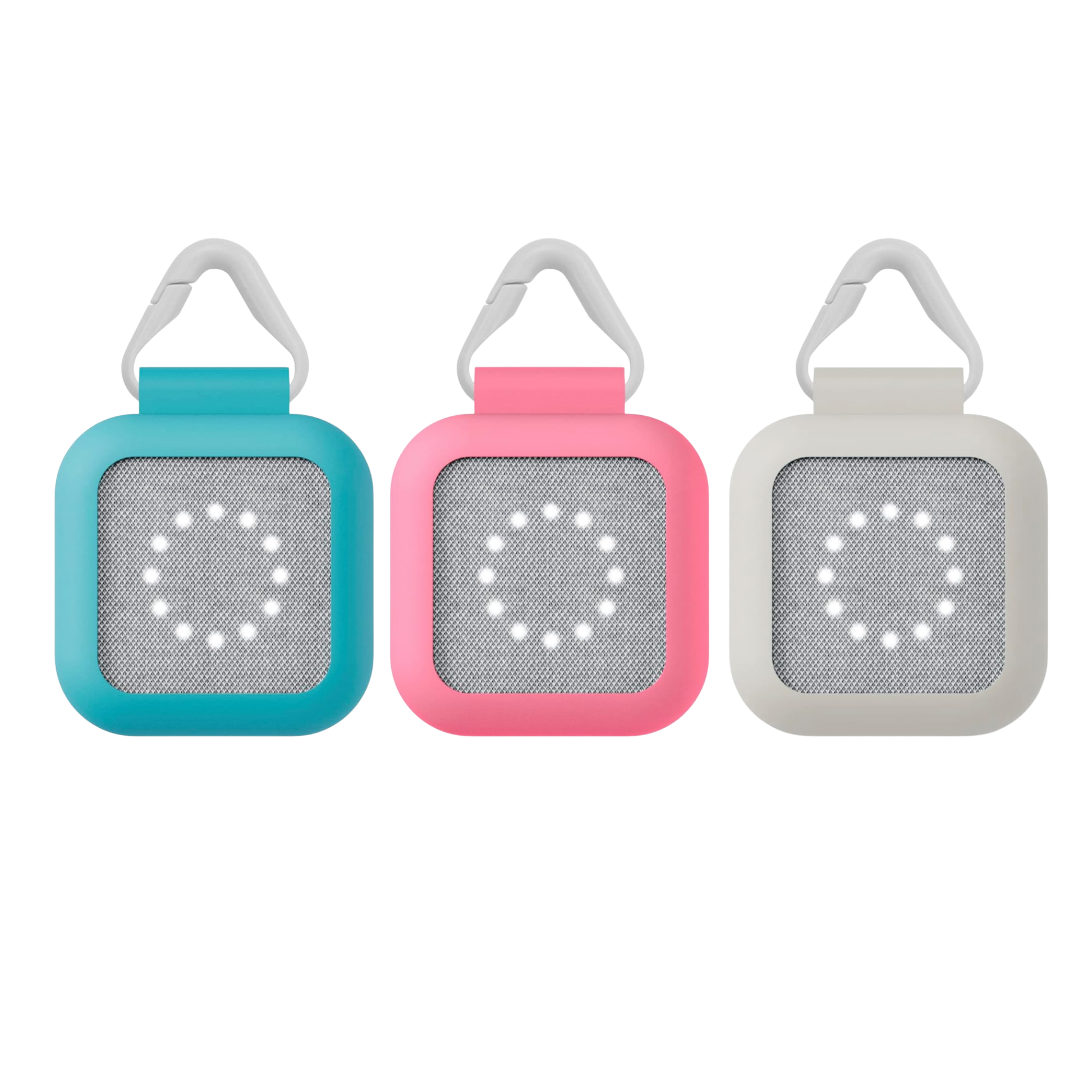 Mint, Cherry, and Marron silicone case color comparison