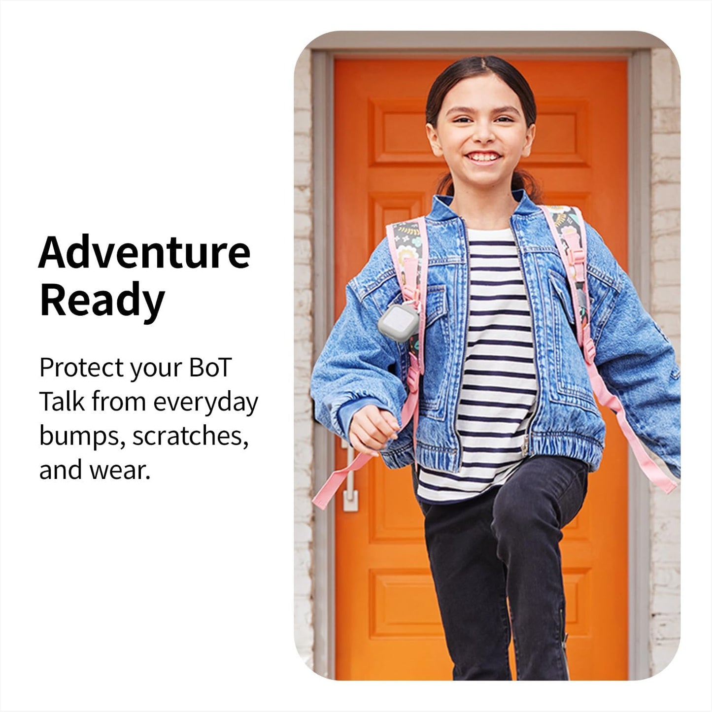 Marron BoT Talk silicone case for daily adventures