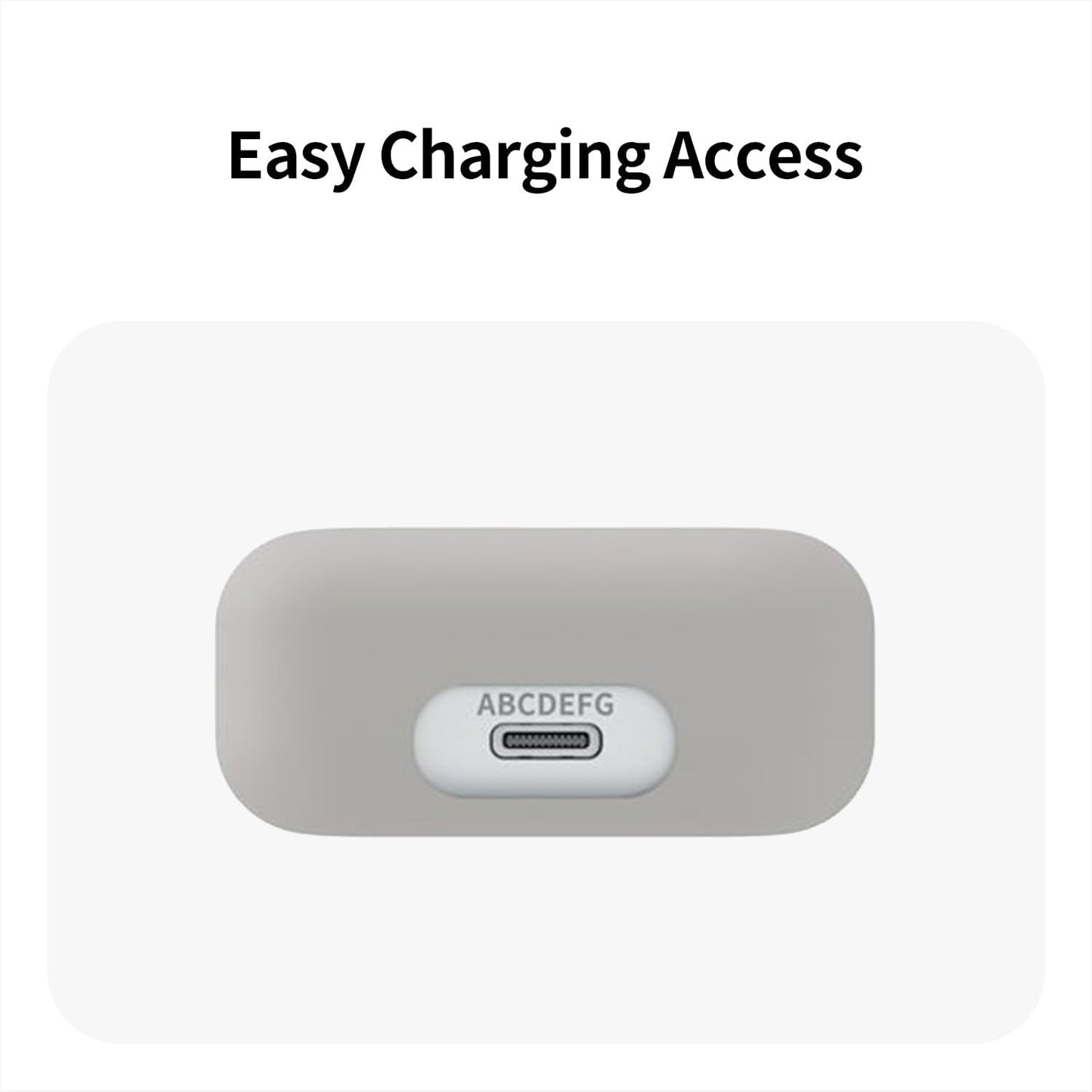 Easy charging access with Marron BoT Talk silicone case