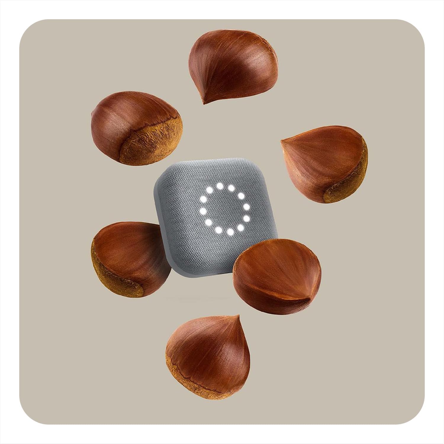 Marron color image inspired by chestnuts