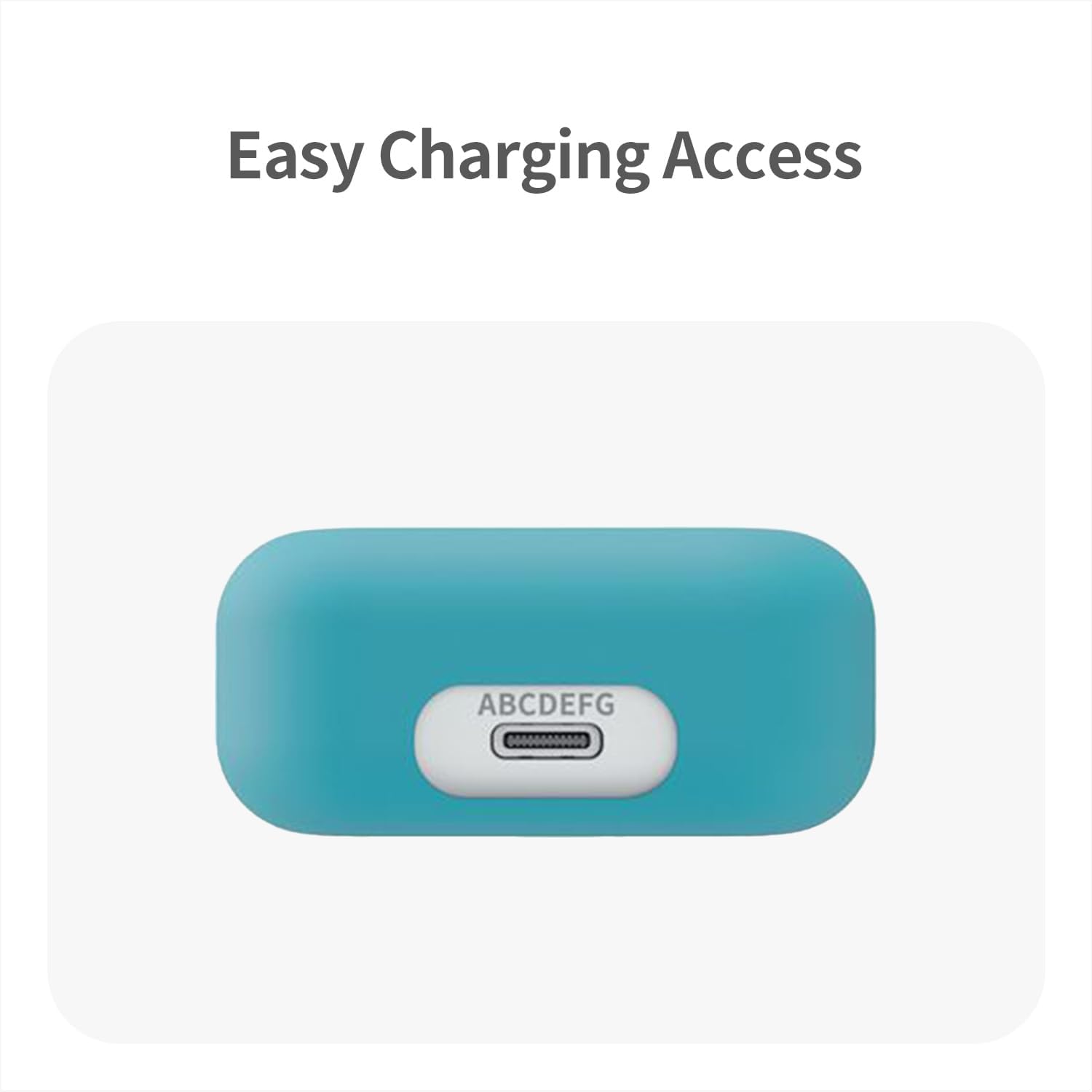 Easy charging access with Mint BoT Talk silicone case