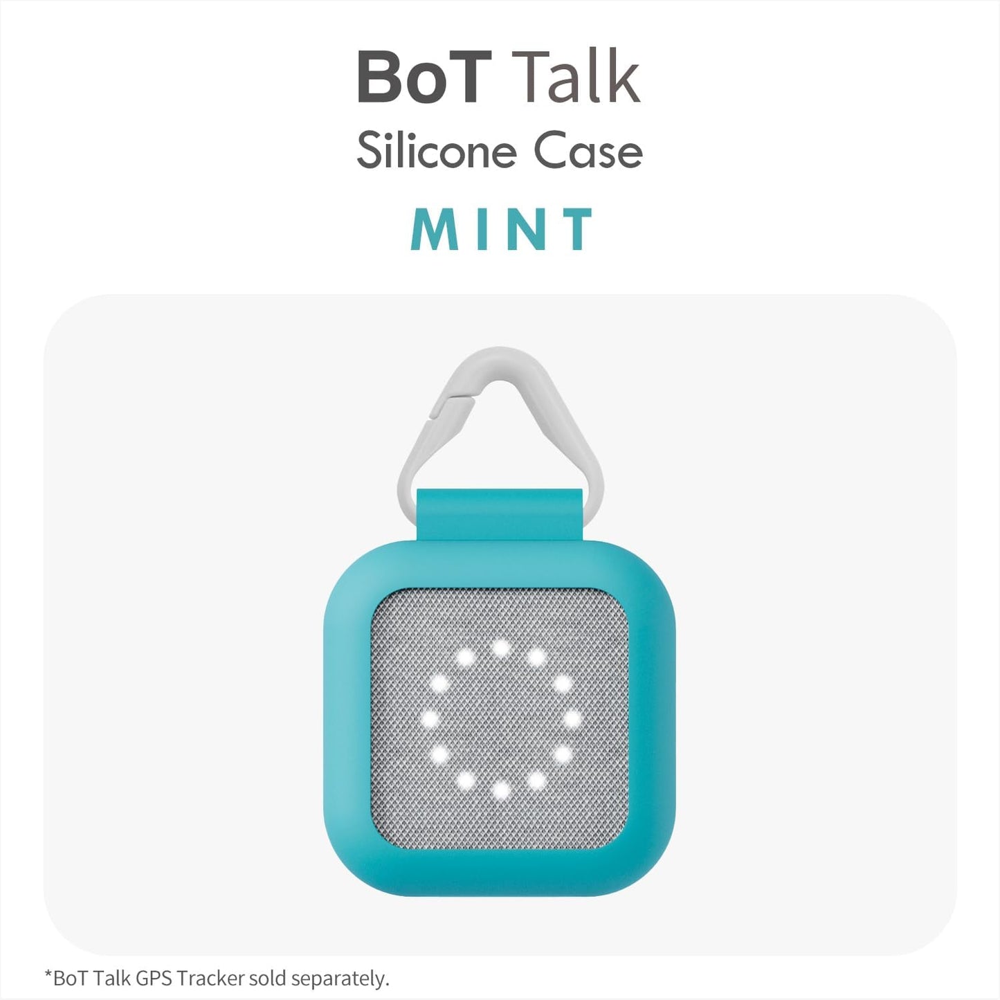 BoT Talk Silicone Case Mint Front with Text